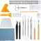 Kit Completo de Flores Secas para Manualidades - 22 Piezas con Herramientas de Grabado