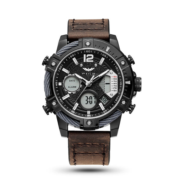 Reloj Deportivo de Doble Pantalla con Esfera Grande Luminosa