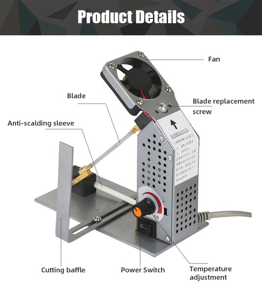 Máquina de Corte Térmico Eléctrica Portátil para Cintas y Telas - Image 2