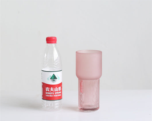 Jarrón de Cristal Esmerilado Nórdico Minimalista para Flores Secas - Image 2
