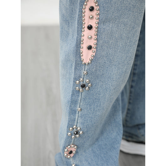 Pantalones Vaqueros High Street con Detalles de Acero - Image 10