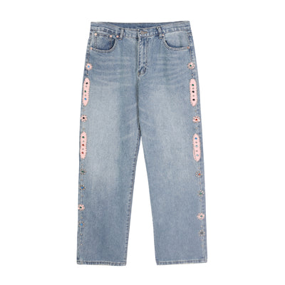 Pantalones Vaqueros High Street con Detalles de Acero - Image 6