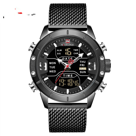 Reloj Empresarial Multifunción con Calendario y Alarma