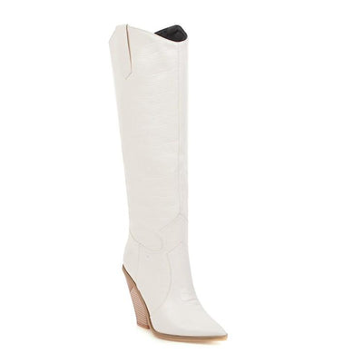 Botas Cortas de Gamuza Punta Aguda Estilo Caballero para Mujer - Image 8