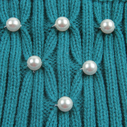 Suéter Tejido para Perro con Encaje de Strass - Image 12