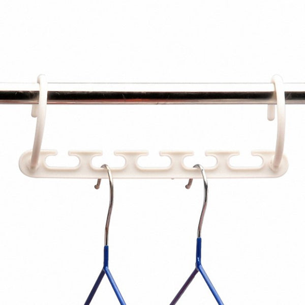 Perchero Plegable Resistente al Viento con 8 Unidades - Organizador de Ropa Multifuncional