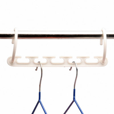 Perchero Plegable Resistente al Viento con 8 Unidades - Organizador de Ropa Multifuncional