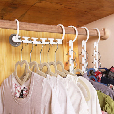Perchero Plegable Resistente al Viento con 8 Unidades - Organizador de Ropa Multifuncional - Image 4