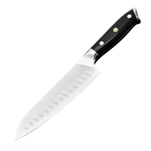 Cuchillo Santoku Chef de Acero Inoxidable Alemán 1.4116 de 7 Pulgadas