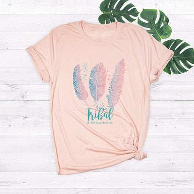 Playera Básica de Algodón con Pluma para Mujer - Image 4