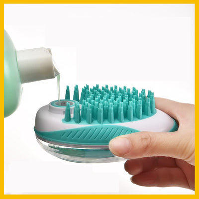Cepillo de Baño Masajeador para Perros y Gatos con Depósito de Champú - Image 8