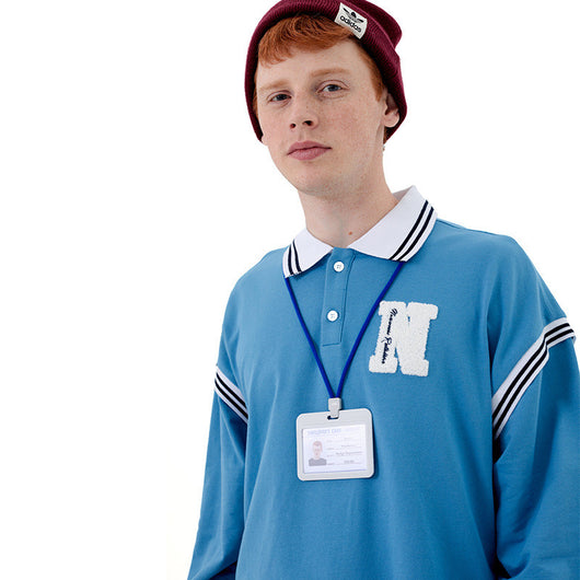 Polo Unisex de Manga Larga Estilo Universitario - Diseño Rejuvenecedor para Parejas - Image 4