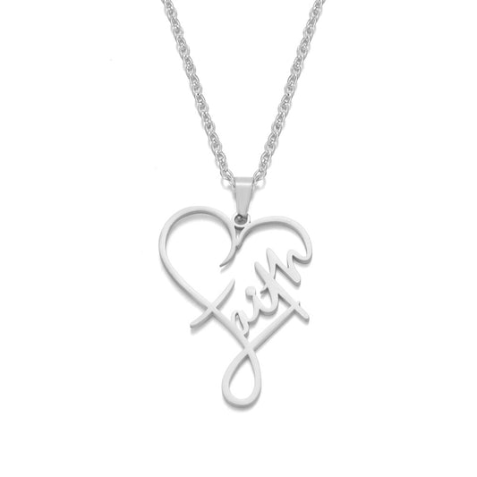 Collar Colgante Corazón de Fe