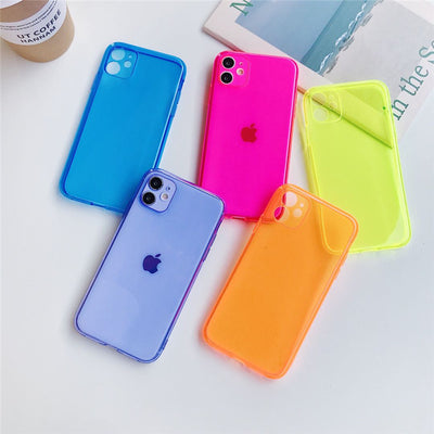 Funda Fluorescente para iPhone XS Max Transparente de Protección Total - Image 11