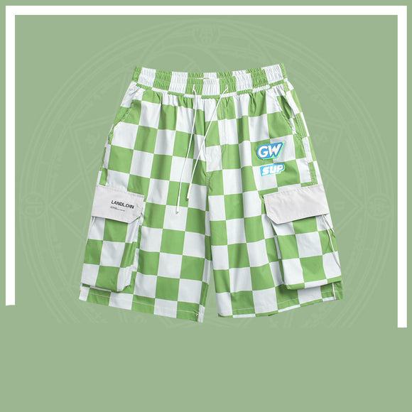 Pantalones Deportivos Basketball Estilo Urbano Japonés con Pierna Ancha