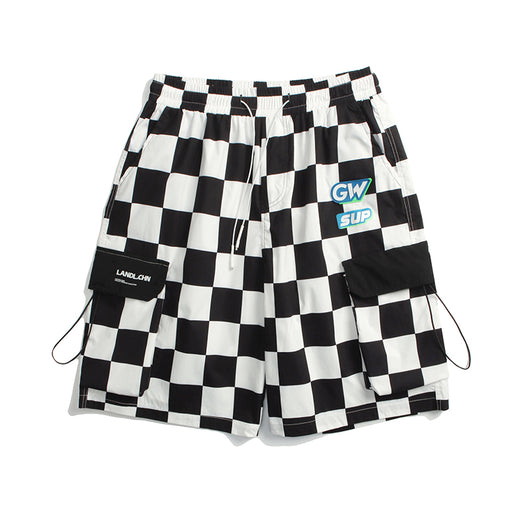 Pantalones Deportivos Basketball Estilo Urbano Japonés con Pierna Ancha - Image 3