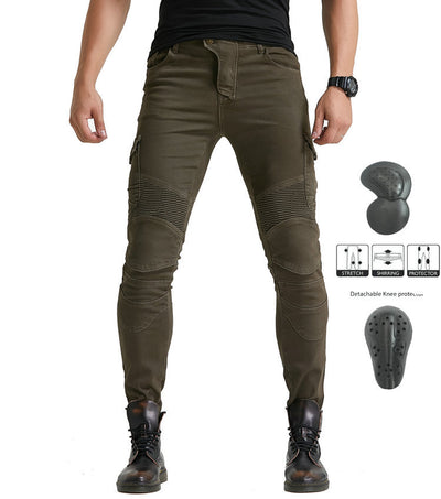 Pantalones de Motociclismo Kevlar para Hombre y Mujer - Pantalones de Carreras de Alta Elasticidad - Image 22