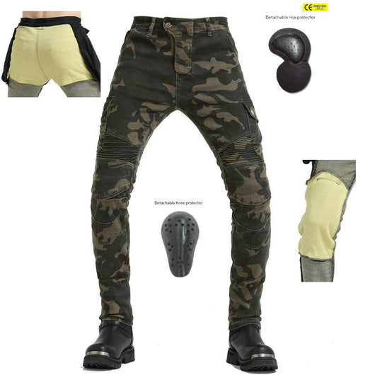 Pantalones de Motociclismo Kevlar para Hombre y Mujer - Pantalones de Carreras de Alta Elasticidad - Image 26