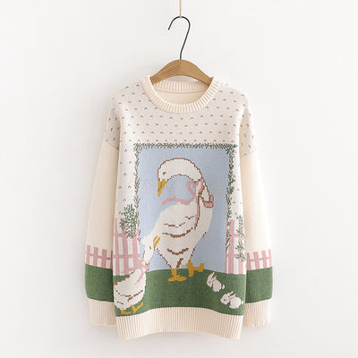 Suéter Holgado para Estudiantes - Pullover Cómodo y Versátil - Image 7