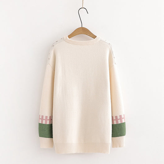 Suéter Holgado para Estudiantes - Pullover Cómodo y Versátil - Image 11