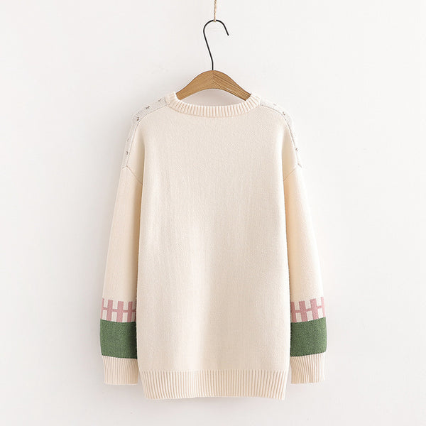 Suéter Holgado para Estudiantes - Pullover Cómodo y Versátil
