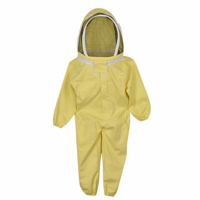 Traje Protector Infantil Amarillo de Algodón Contra Abejas - Image 3