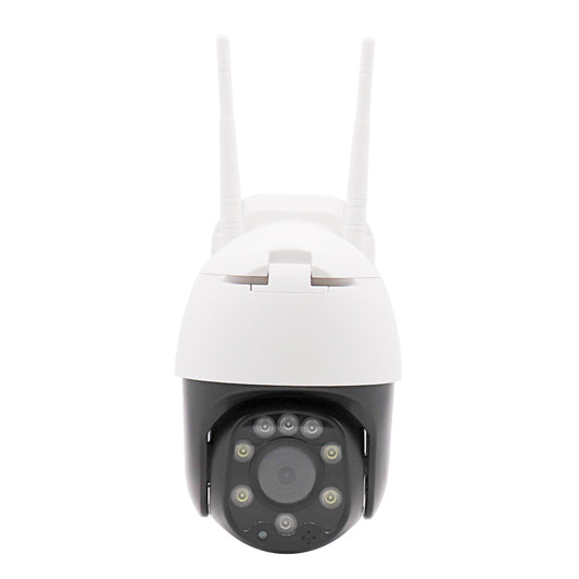 Cámara Domo WiFi HD Exterior Impermeable con Micrófono Bidireccional y Ranura para Tarjeta