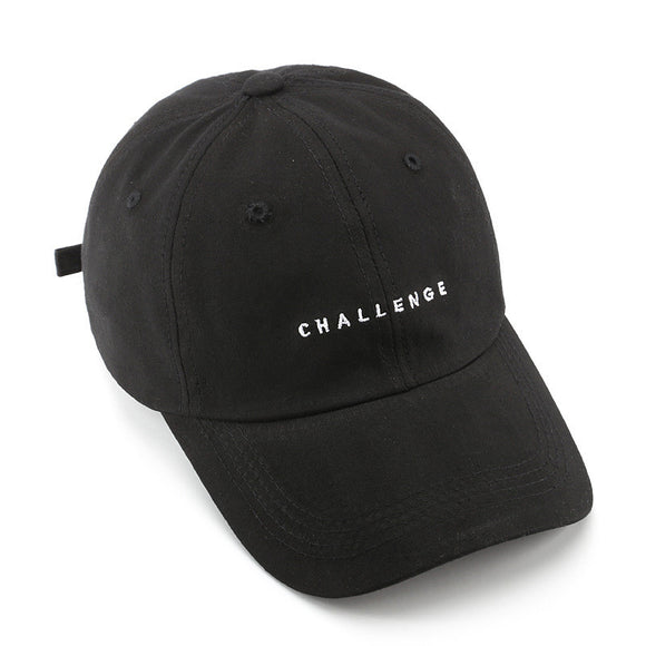 Gorra de Béisbol con Bordado de Letras y Visera Curva