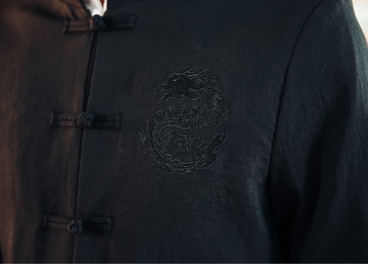 Traje Étnico Retro Chino Primavera - Cuello Mao para Hombre - Image 22