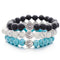 Pulsera Pareja Árbol de la Vida en Piedra Natural