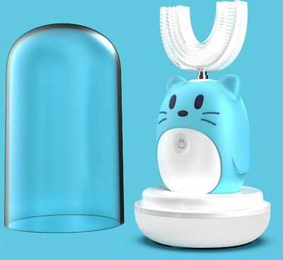 Cepillo de Dientes Eléctrico Infantil Ultrasónico en U - Limpieza Automática Portátil - Image 13