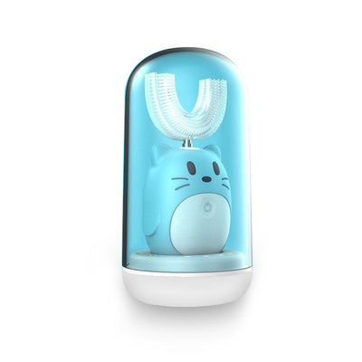 Cepillo de Dientes Eléctrico Infantil Ultrasónico en U - Limpieza Automática Portátil - Image 4