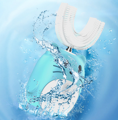 Cepillo de Dientes Eléctrico Infantil Ultrasónico en U - Limpieza Automática Portátil - Image 7