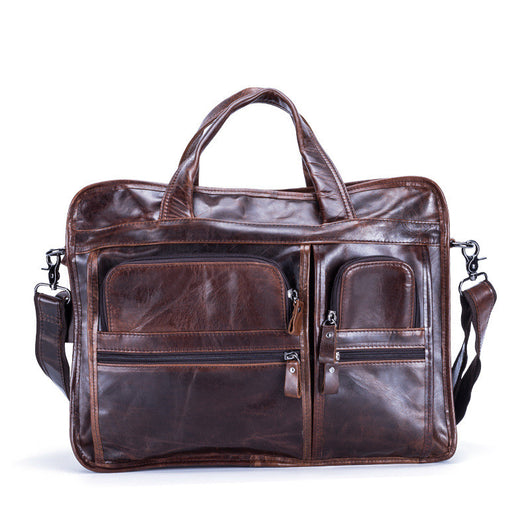 Maletín Retro de Cuero para Hombre - Estilo Casual - Image 3