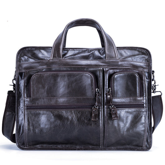 Maletín Retro de Cuero para Hombre - Estilo Casual - Image 5