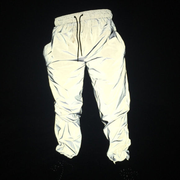 Pantalones Reflectantes Deportivos Hip-Hop para Hombre y Mujer