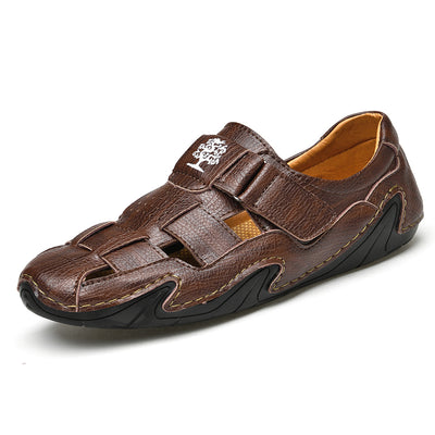 Zapatos Casuales de Cuero Marrón con Puntera Reforzada y Alzas Internas - Image 5