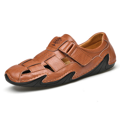 Zapatos Casuales de Cuero Marrón con Puntera Reforzada y Alzas Internas - Image 3