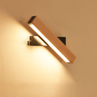 Lámpara de Pared LED de Madera con Diseño Moderno y Ajustable - Image 15