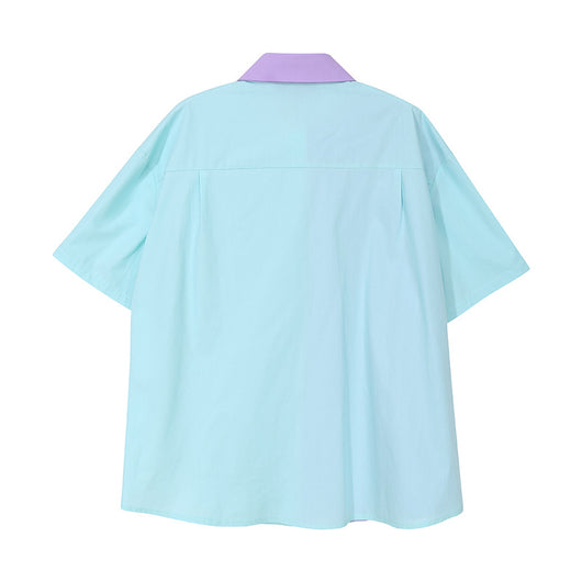 Blusa de Bloques de Color para Mujer - Image 5