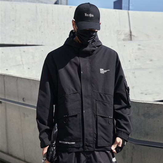 Chaqueta Guochao Suelta Funcional para Hombre - Otoño Primavera - Image 9