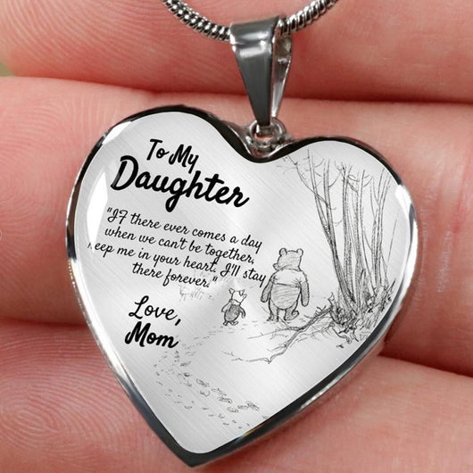 Collar de Corazón Melocotón Winnie the Pooh para Mamá e Hija - Image 6