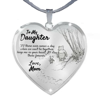 Collar de Corazón Melocotón Winnie the Pooh para Mamá e Hija - Image 2