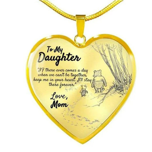 Collar de Corazón Melocotón Winnie the Pooh para Mamá e Hija - Image 4