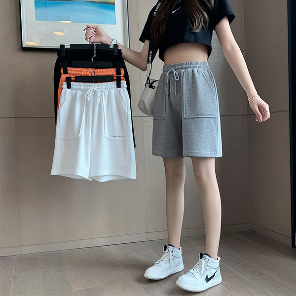 Shorts Deportivos de Cintura Alta para Mujer - Estilo Casual