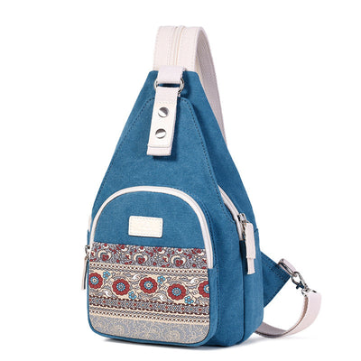 Bolsa de Pecho Canvas Unisex Estilo Étnico Personalizado - Image 8