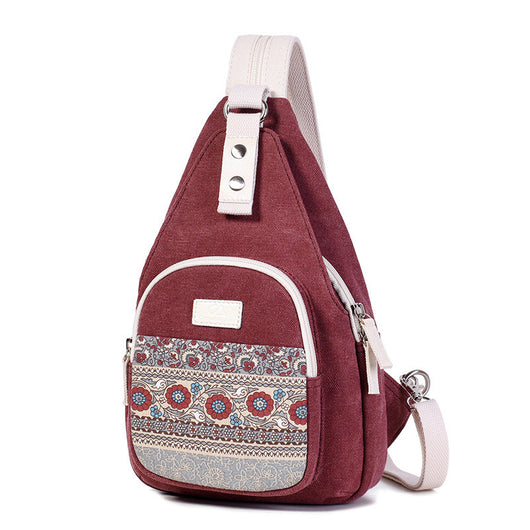 Bolsa de Pecho Canvas Unisex Estilo Étnico Personalizado - Image 9