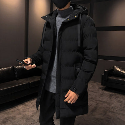 Abrigo de Invierno para Hombre, Corte Medio Acolchado - Image 9