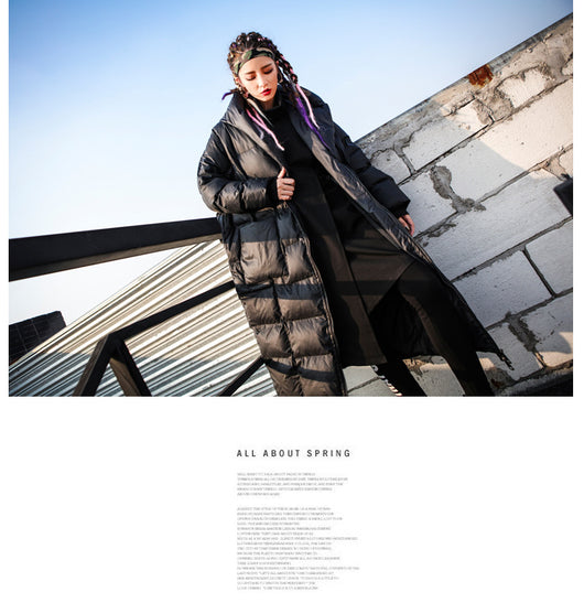 Abrigo Acolchado Oversize para Mujer Talla Grande - Chaqueta de Invierno con Capucha - Image 11
