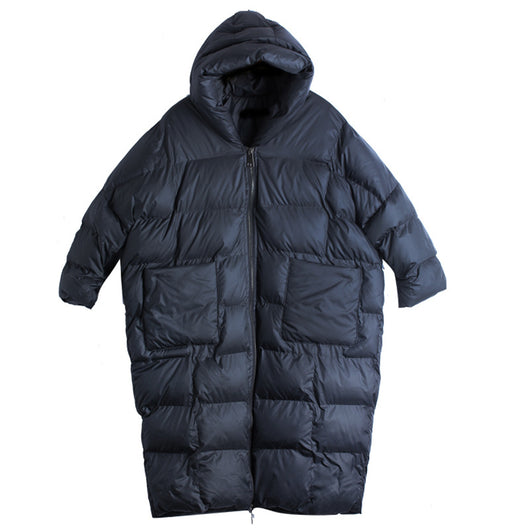 Abrigo Acolchado Oversize para Mujer Talla Grande - Chaqueta de Invierno con Capucha - Image 3